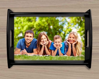Custom Wood Serving Tray | Persoanlized Kitchen Accessories | Custom Photo