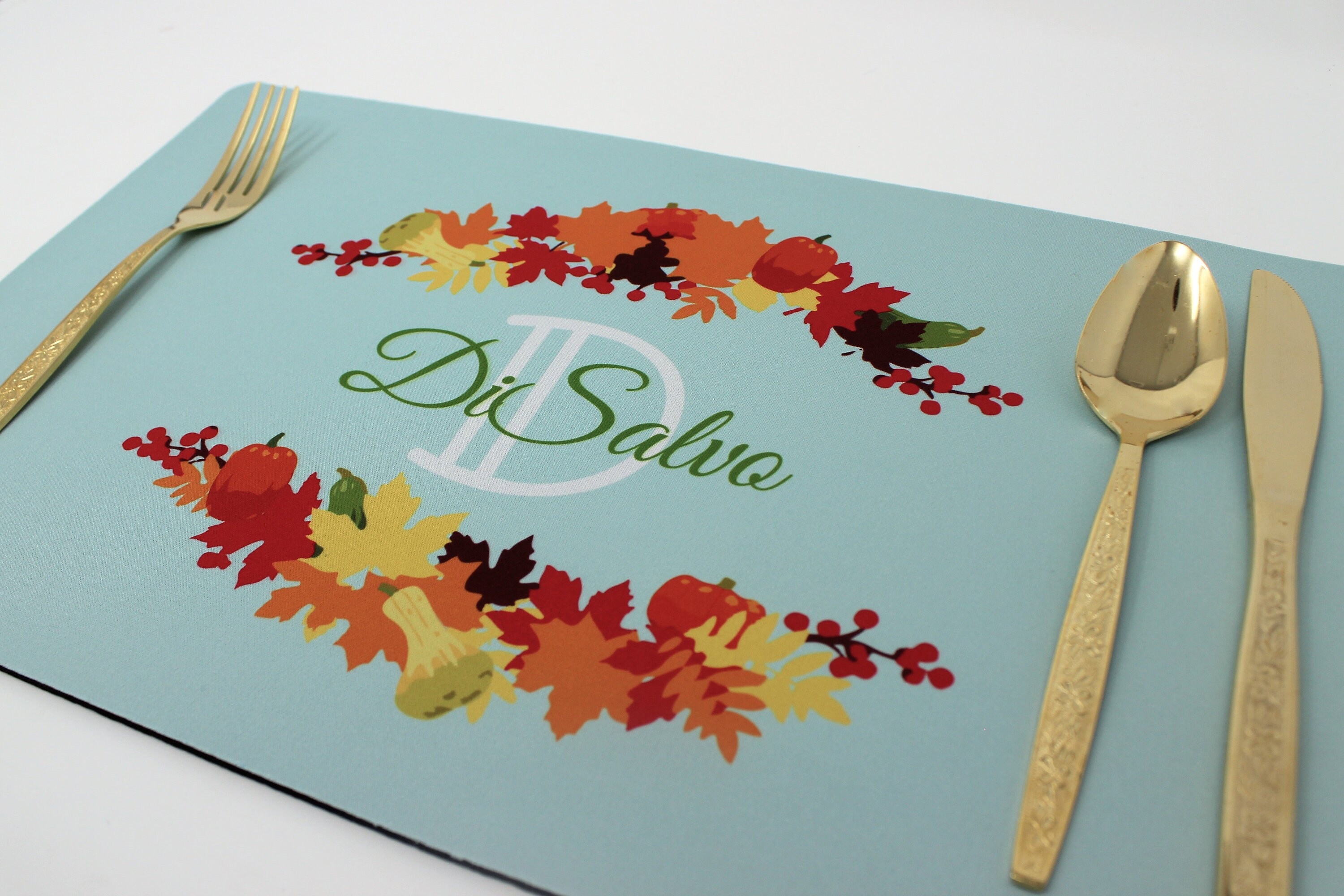 Custom Placemats Personalized Dining and Serving Fall Etsy