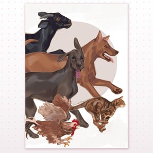Animals Charity Print
