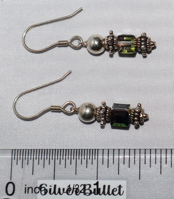 Silpada Swarovski Color Change Cube Beaded Sterli… - image 8