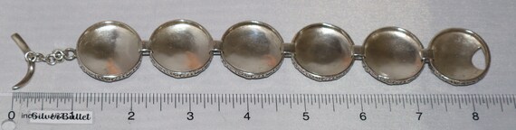 Silpada Ancient Scrolls Oxidized Disk Link Toggle… - image 8