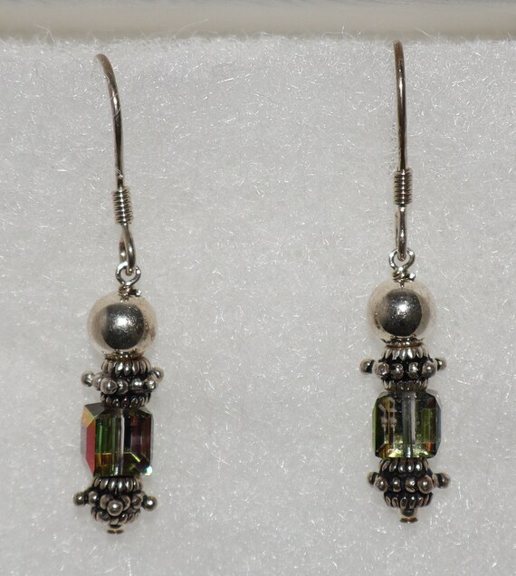 Silpada Swarovski Color Change Cube Beaded Sterli… - image 4