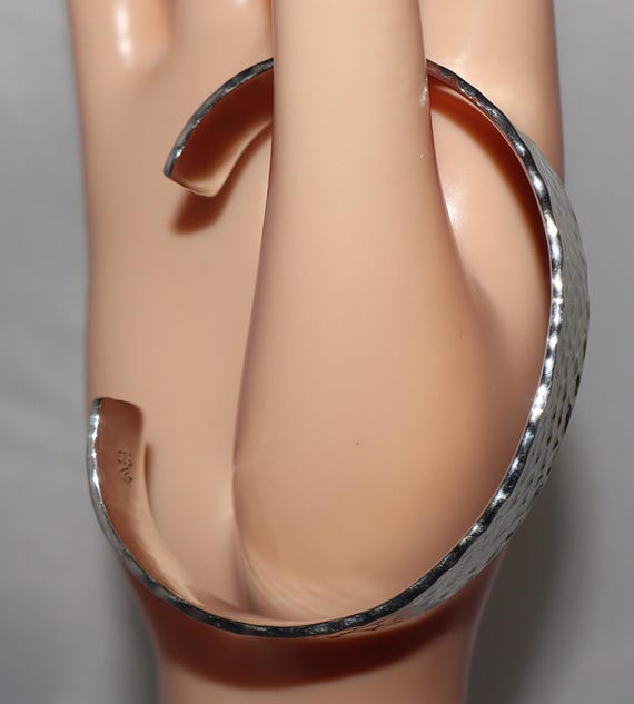 Silpada Hammered Textured Solid Sterling Silver C… - image 3