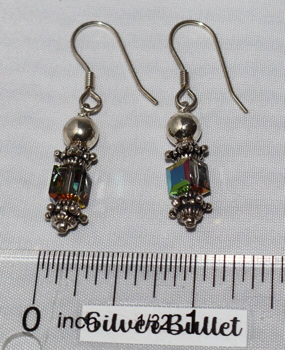 Silpada Swarovski Color Change Cube Beaded Sterli… - image 5