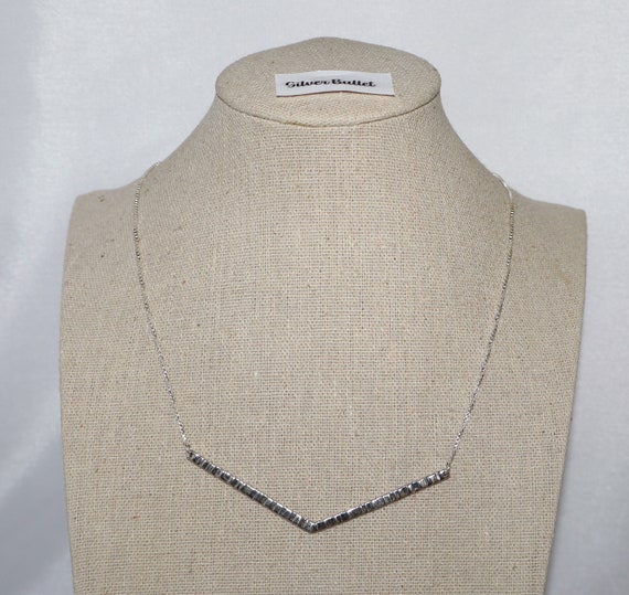 Silpada Textured Chevron Bar "Apex" Sliding Clasp… - image 4