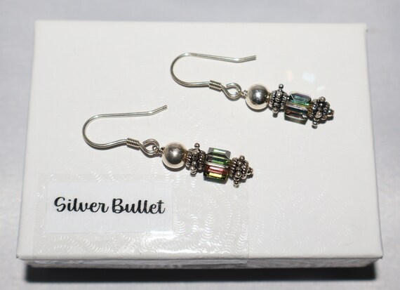 Silpada Swarovski Color Change Cube Beaded Sterli… - image 6