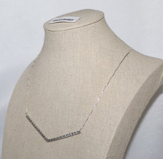 Silpada Textured Chevron Bar "Apex" Sliding Clasp… - image 2