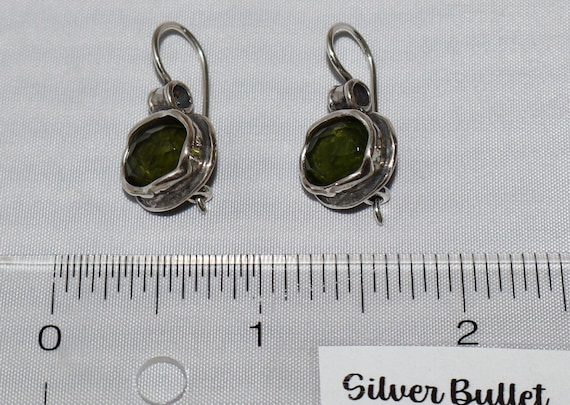 Silpada Sterling Silver Hammered Green Glass "Dai… - image 5