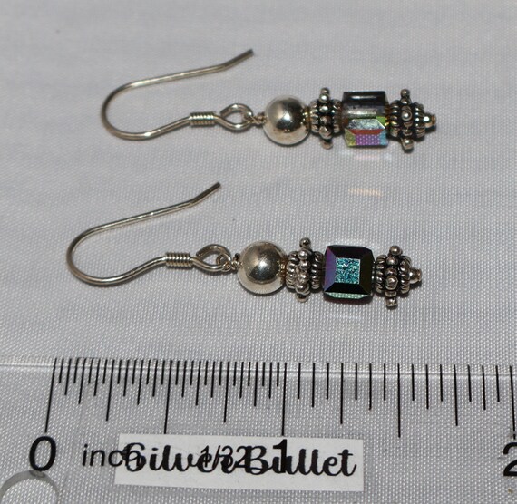 Silpada Swarovski Color Change Cube Beaded Sterli… - image 7