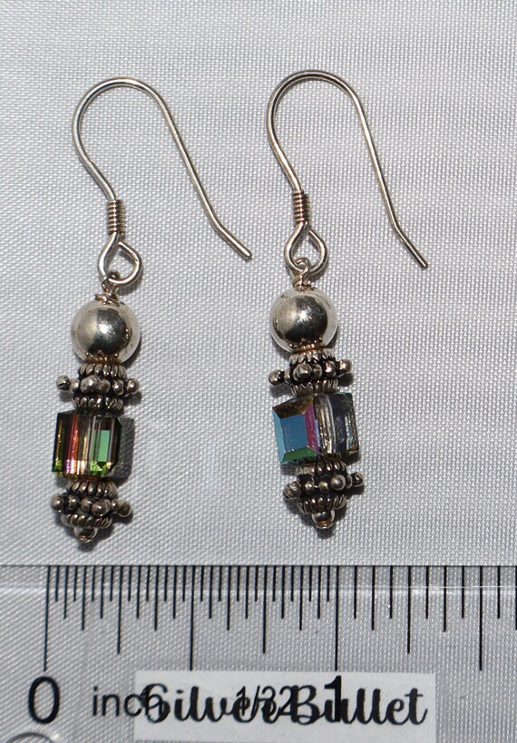 Silpada Swarovski Color Change Cube Beaded Sterli… - image 9