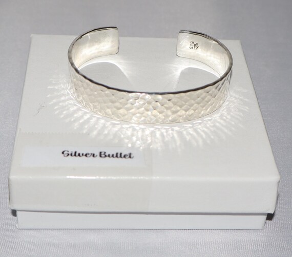 Silpada Hammered Textured Solid Sterling Silver C… - image 2