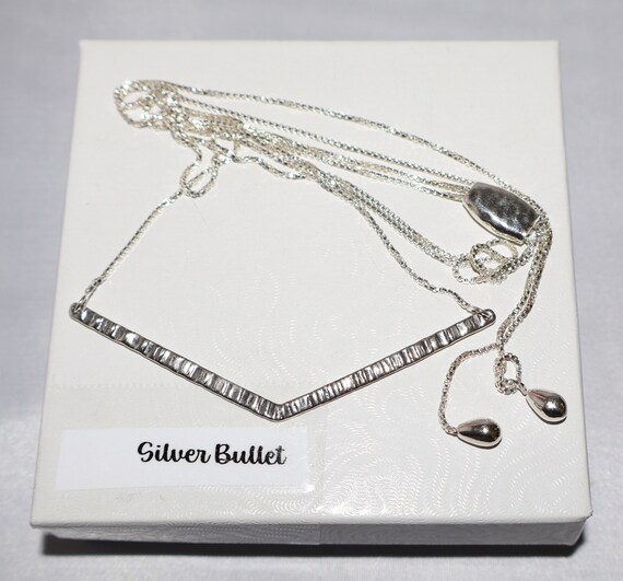 Silpada Textured Chevron Bar "Apex" Sliding Clasp… - image 1