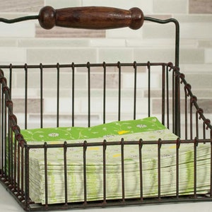 Rustic Farmhouse Napkin Holder-Caddy