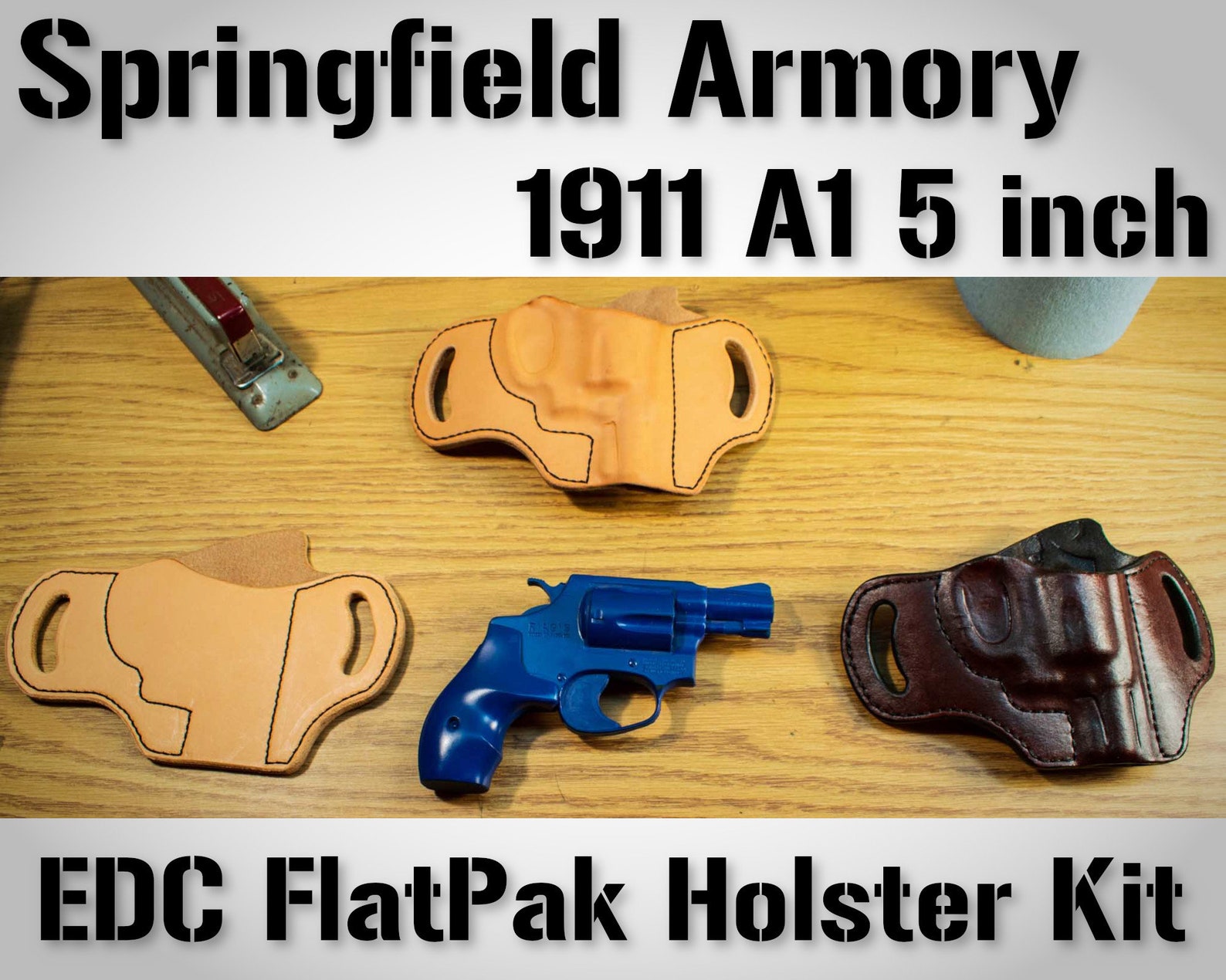 Springfield Armory 1911 A1 5 Inch DIY Leather Holster Kit Etsy