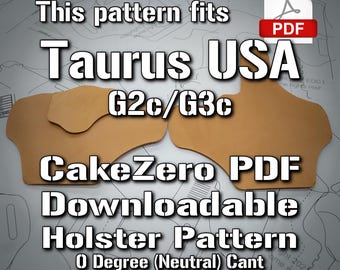Ce modèle convient aux Taureau G2c/G3c | Modèle d&#39;étui à crêpes CakeZERO d&#39;EDC | Modèle numérique