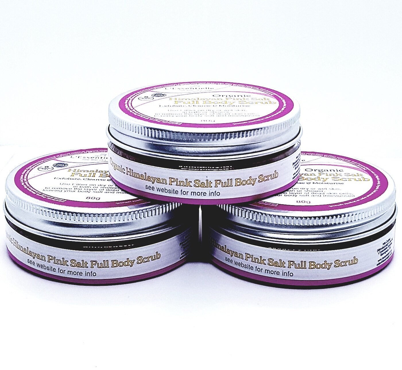 Organic Himalayan Salt Full Body Scrub Psoriasis Skin Treatments