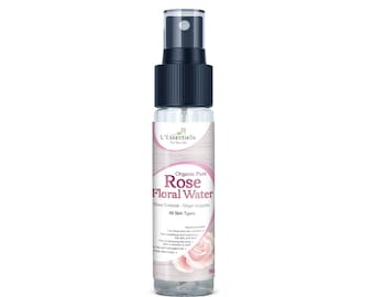 Organic Damask Rose Floral Water: Bulgarian Rosa Damascena Hydrosol