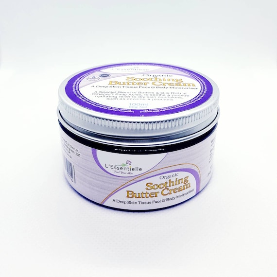Organic Soothing Butter Eczema Cream Shea Butter Rosacea Etsy