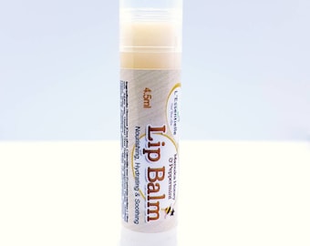 Organic Manuka Honey Lip Balm: Natural Peppermint Oil (4.5ml)