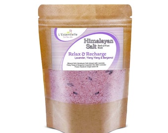 Lavender Himalayan Pink Salt Soak: Relax & Recharge (100g)