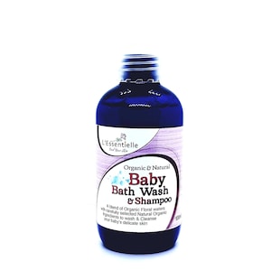 Organic Natural Baby Bath Wash & Shampoo 100ml