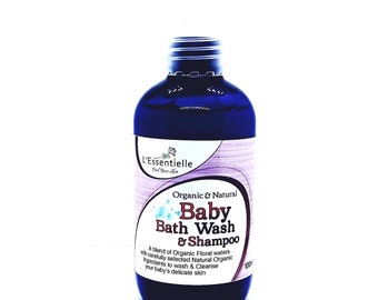 Organic Natural Baby Bath Wash & Shampoo 100ml