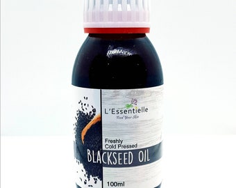 Raw Black Seed Oil: Unfiltered, Cold Pressed Nigella Sativa (100ml)