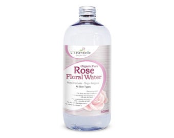 Organic Rose Water: Bulgarian Rosa Damascena Hydrosol - All Skin Types