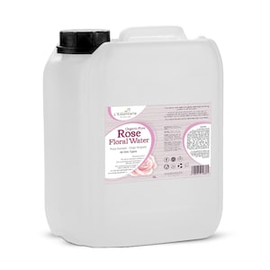 Organic Rose Water: Bulgarian Rosa Damascena Hydrosol, All Natural (5000ml)
