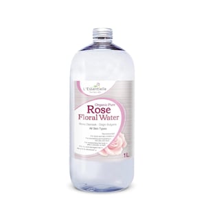 Organic Damask Rose Water: Bulgarian Hydrosol Toner (1000ml)