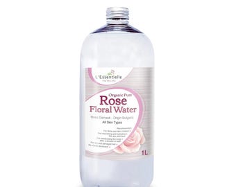 Biologisch damast rozenwater: Bulgaarse hydrosoltoner (1000 ml)