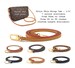 7mm - 1/4' Ultra thin vachetta leather strap replacement for Handbags Pochette accessoires strap mini crossbody felicie favorite speedy bags 