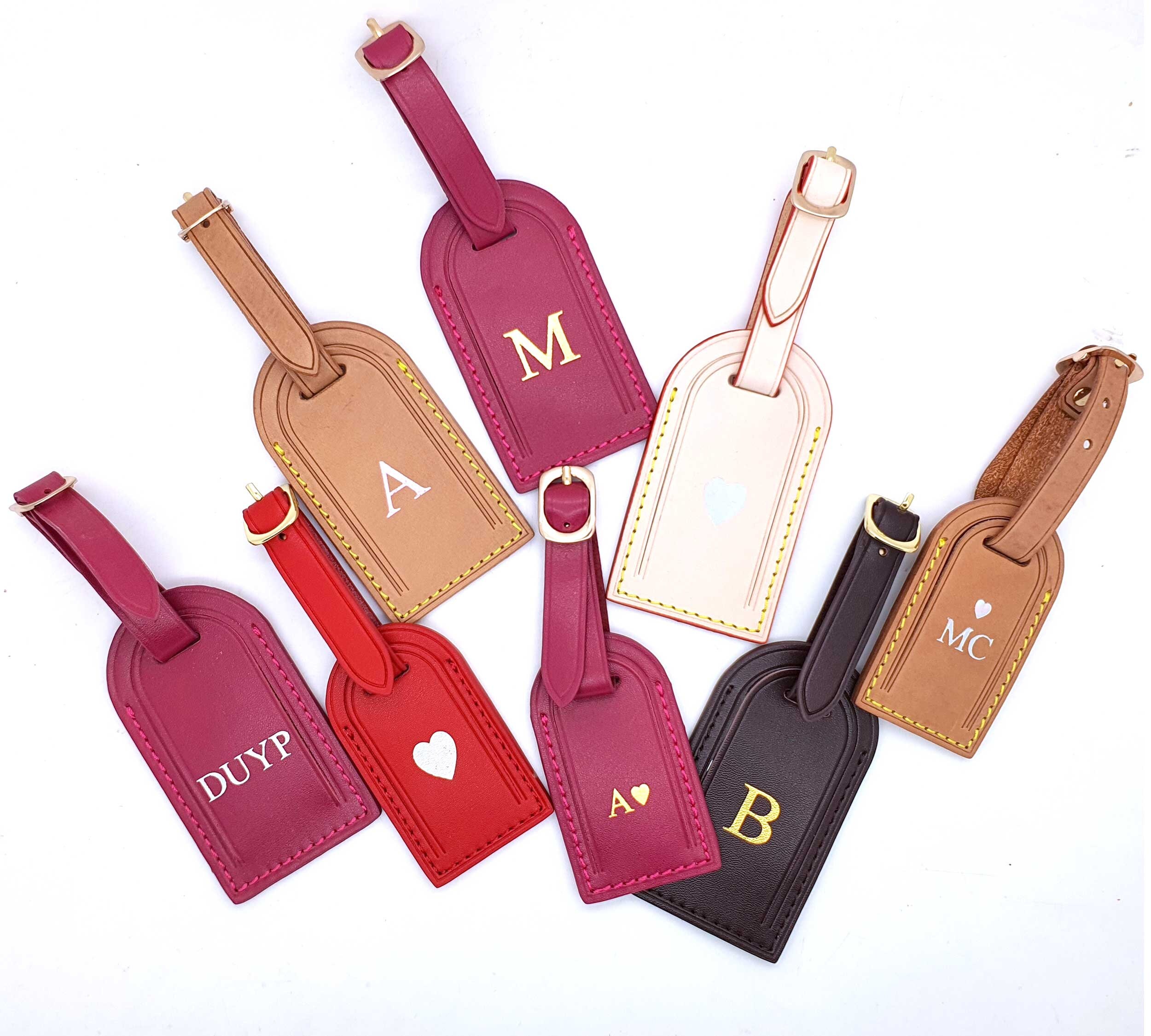 louis vuitton luggage tag hot stamp ideas