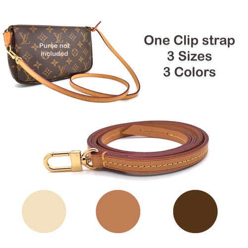 Vachetta Leather Shoulder Strap Replacement for Pochette Mini Etsy