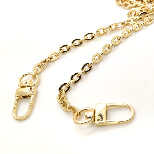 thumbnail image 2 of Gold Oval Chain Strap – For Pochette, Eva Mini, Favorite, Crossbody Bags – Dressupyourpurse 2 of 5