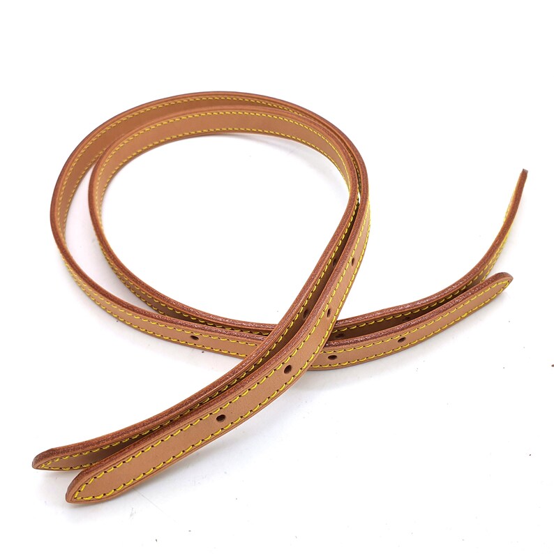 1 Pair Genuine Honey Patina Vachetta Leather Strap Replacement Etsy