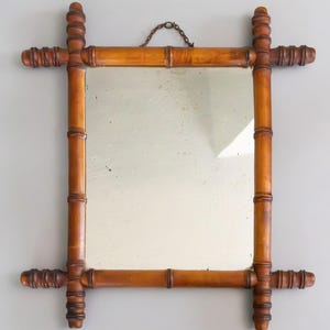 French Bamboo Mirror - Etsy