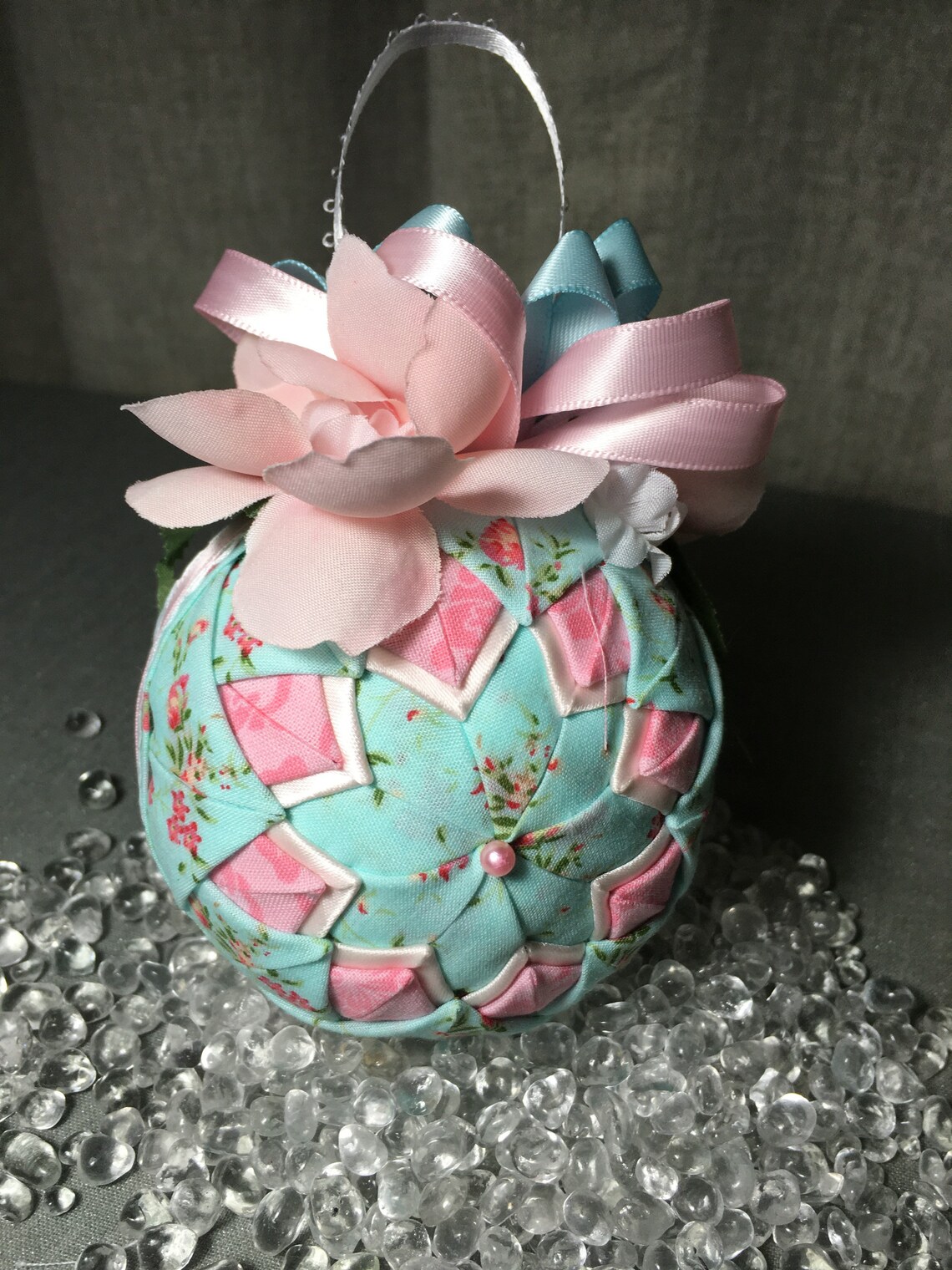 Spring Floral Home Accent Ball Etsy