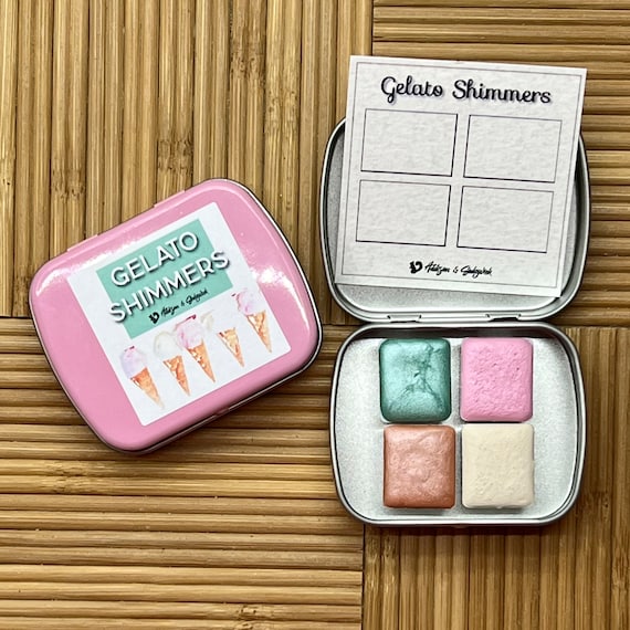 Gelato Shimmers Half Pan Set Premium Watercolor Sets 