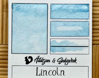 ABE LINCOLN | USA 250th Set | Handmade Shimmer Watercolor