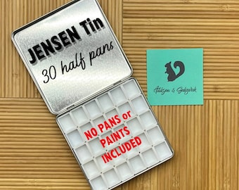 JENSEN | Slim Watercolor Tin | 30 Half Pan