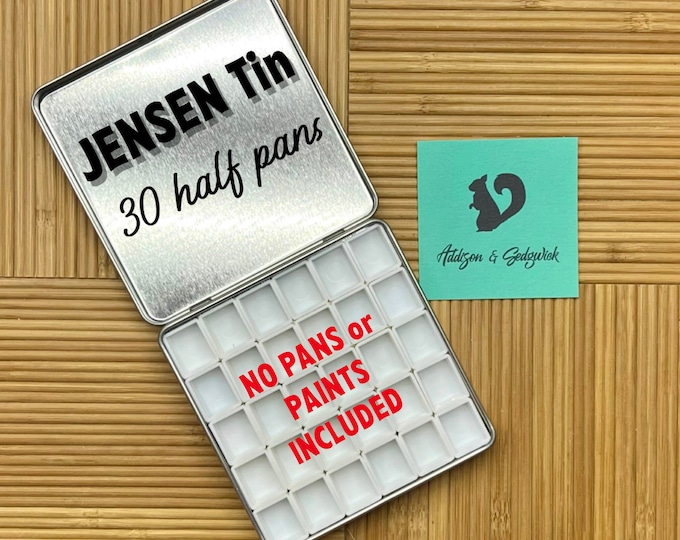 JENSEN | Slim Watercolor Tin | 30 Half Pan