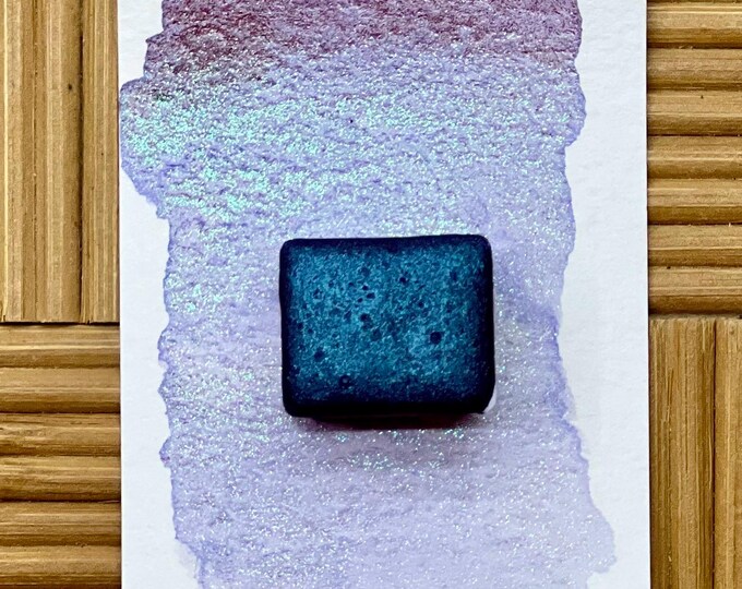 Dragonfly Half Pan | Handmade Shimmer Watercolor