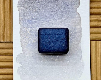 Misty Mountain | SMOKY MOUNTAINS | Handmade Watercolor | Shimmer