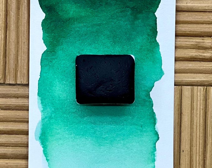Teal Haze | Smoky Mountains | Handmade Watercolor | Matte