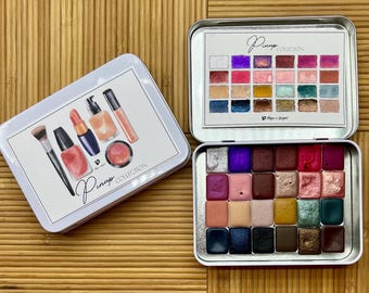 PINUP Collection | 24 Half Pan Set | Handcrafted Watercolor