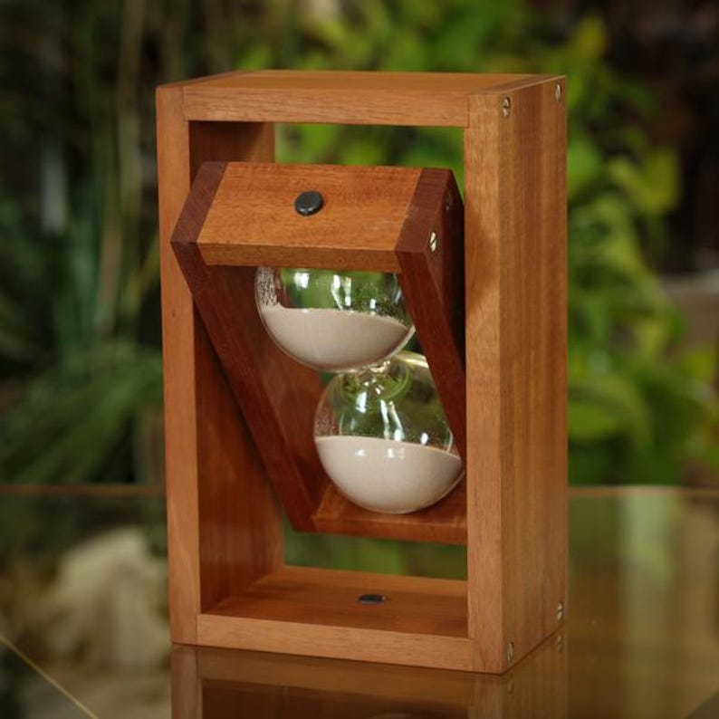 Rectangular Hourglass Figured Mahogany Urn Book End Hourglass, Fillable Memorial Keepsake - Etsy