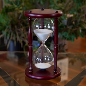 Large Cherry Urn Fillable Hourglass
