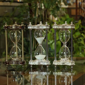 Fillable Embossed Rose Memorial Keepsake Urn Hourglass- Perfect for Human or Pet Cremains