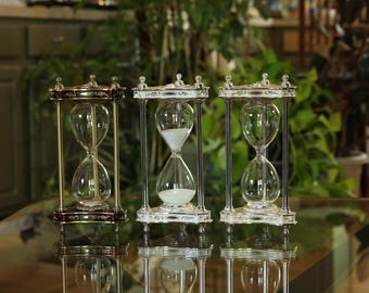 Embossed Rose Hourglass - Sand Ceremony - Unity Ceremony